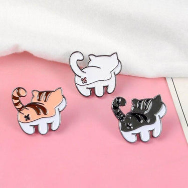 So Kawaii! Shake Your Behind Cat Pins Apparel & Accessories KittyNook